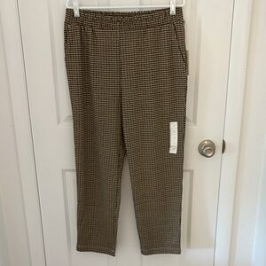 A New Day Black and Tan Houndstooth Pants